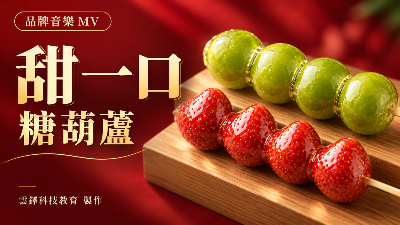花蓮甜一口糖葫蘆品牌 MV 縮圖