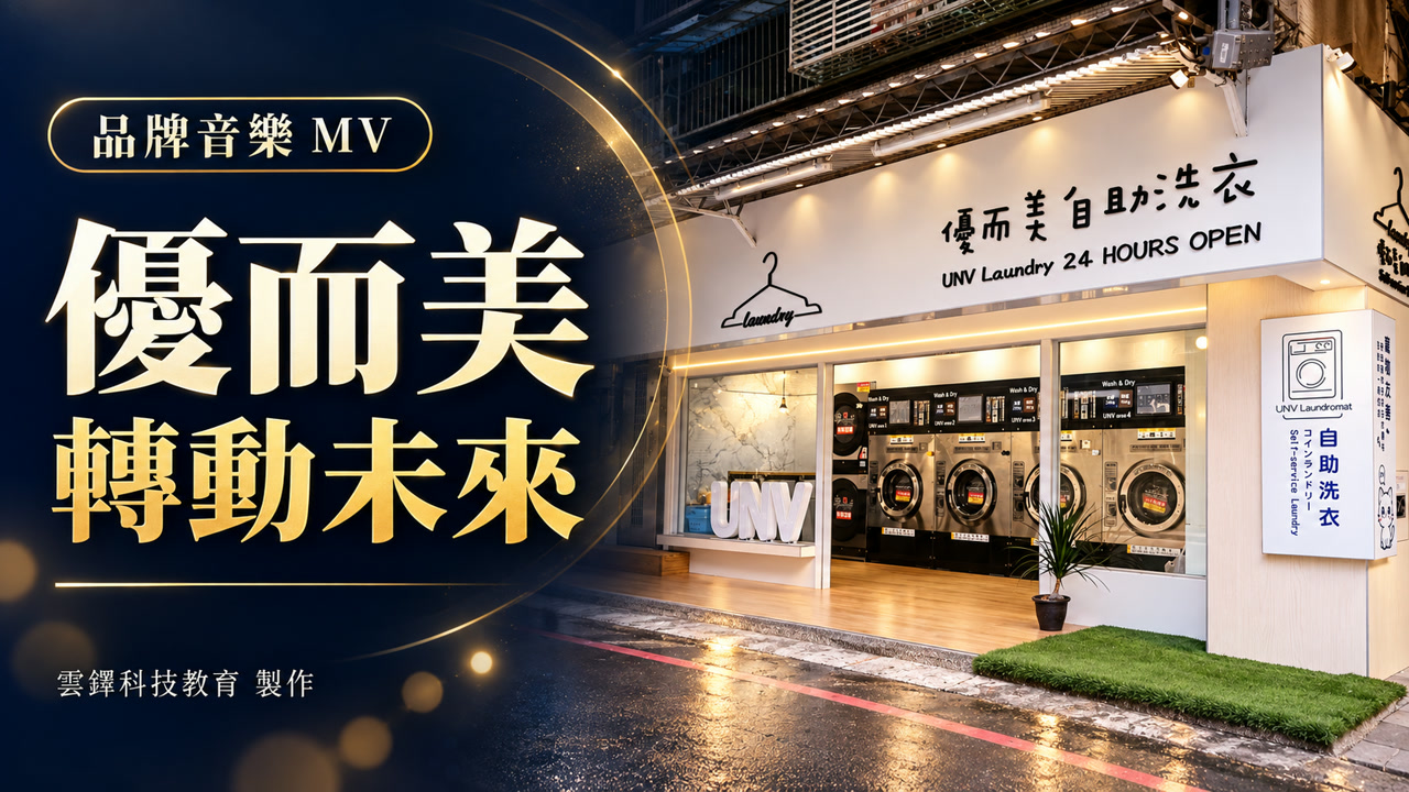 優而美自助洗衣店品牌 MV 縮圖