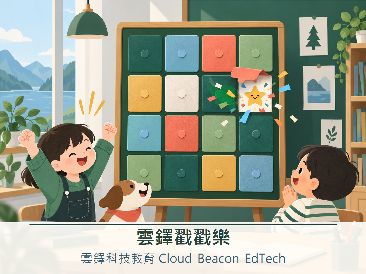 雲鐸戳戳樂工具封面，雲鐸科技教育 Cloud Beacon EdTech