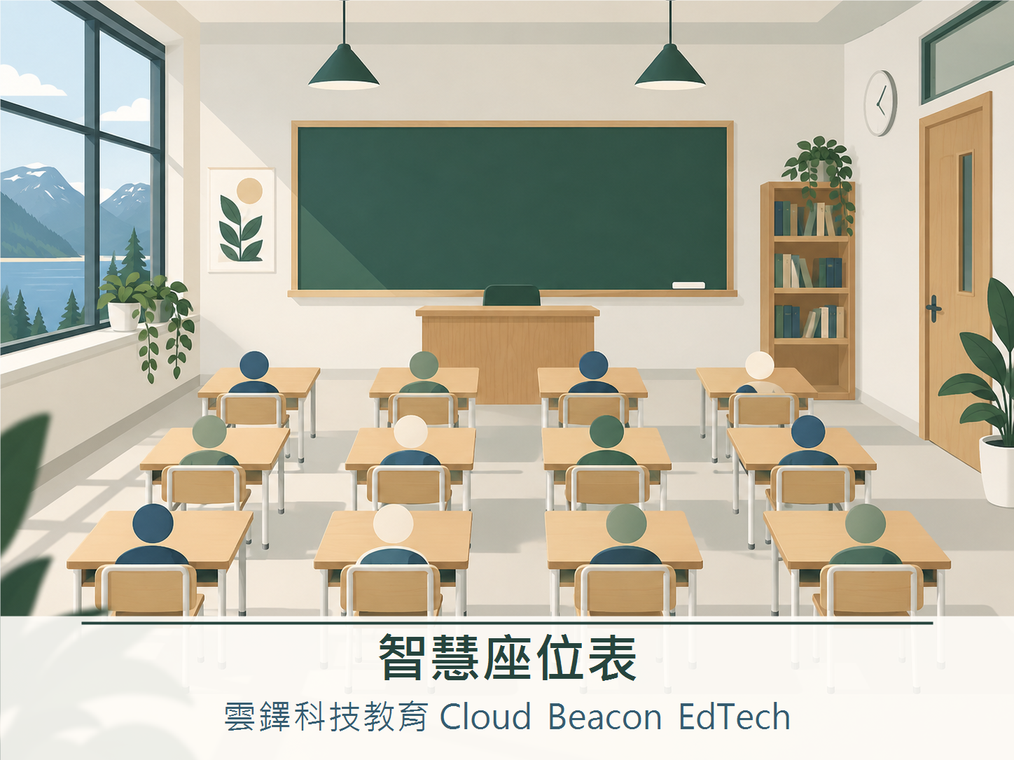智慧座位表工具封面，雲鐸科技教育 Cloud Beacon EdTech